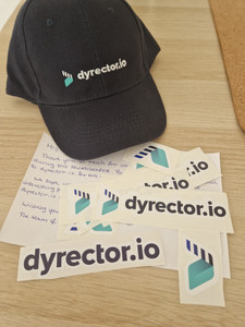 Dyrector.io swag you can get